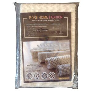 **NEW** Rose Home Fashion RHF Non-Slip Area Rug Pad Round 4''